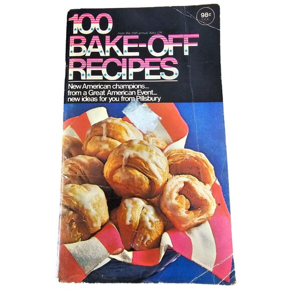 100 Bake Off Recipes Cookbook From Pillsbury 20th Annual Bake Off 1969 Vintage - Picture 2 of 9